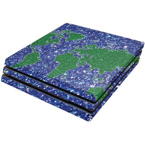 MightySkins Skin Compatible with Sony Playstation 4 Pro PS4 – Bling World | Protective, Durable, and Unique Vinyl Decal wrap Cover | Easy to Apply, Remove, and Change Styles | Made in The USA