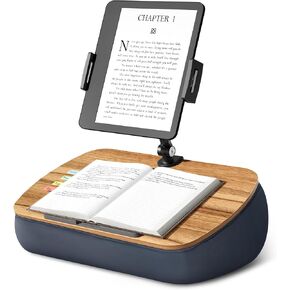 ERGONOV Lap Cozy Kindle Pillow Stand for Bed with Adjustable Arm, 360° Tablet Holder, Fits 4.7"-13" Kindle, iPad, Phone, Lap Desk for Hands Free Reading in Bed, Couch, Sofa,Gray | 360° Tablet Holder, Fits 4.7"-13" Kindle, iPad, Phone, Lap Desk for Hands F in Saudi Arabia