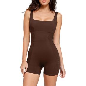 Popilush The Shapewear Jumpsuits - Workout jumpsuit for Women Sleeveless Yoga Jumpsuits with Tummy Control Romper 2024 in Saudi Arabia