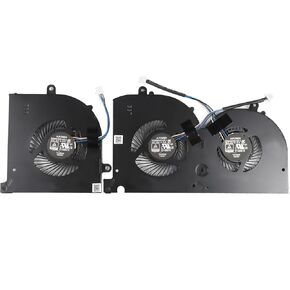 New CPU + GPU Cooling Fan Replacement for MSI GS75 P75 WS75 MS-17G1 MS-17G2 MS-17G3 P/N: BS5005HS-U3I BS5005HS-U3J MS-17G1-G-CW, MSI GS75 Fan