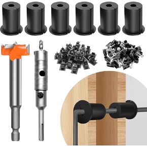 68P Rubber Grommet Cable Routing Kit, Windspeed 1 Inch Cable Routing Kit Compatible with Starlink Cable Router Ethernet Adapter Include Wall Wires Cilps Spade Drill Bit