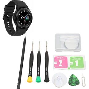 Diyeeni Compatible with Galaxy Watch 4 Classic Screen Replacement, Front Lens Glass Replacement Repair Kit with Tools, Glass Cover for Galaxy Watch 4 Classic 46mm R890 R895