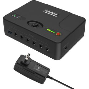 TalentCell Mini UPS Uninterrupted Power Supply, DC 24/19/15/12/9/5V Lithium ion Battery Pack, Multiple Output for Wireless Router, Modem, LED Light, CCTV Camera and More (SL3402-32, 138.24Wh)