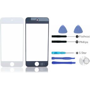 Front Screen Glass Lens Replacement for iPod Touch 5 - White