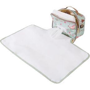 SUNVENO Portabl Diaper Bag with Changing Pad Individual Diaper and Wipes Pocket Travel Bag for Baby