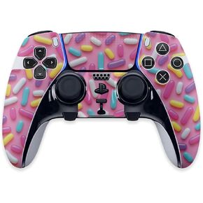 MightySkins Skin Compatible with PS5 DualSense Edge Controller - Sprinkles | Protective, Durable, and Unique Vinyl Decal wrap Cover | Easy to Apply & Change Styles | Made in The USA