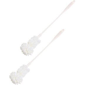 Mobestech 2pcs Sponge Bottle Brush Sponge Cup Brush Kitchiny Bottle Brush Water Bottle Cleaner Brush Mam Bottle Brush Cleaning Sponge Feeding Bottle Scrubber Household Baby Pacifier Brush Pp in Saudi Arabia