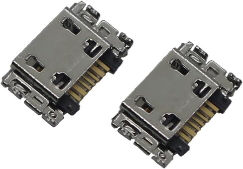 2X USB شحن ميناء موصل قفص الاتهام لسامسونج غالاكسي تبويب A 8.0 T350 T355 SM-T350 in Saudi Arabia