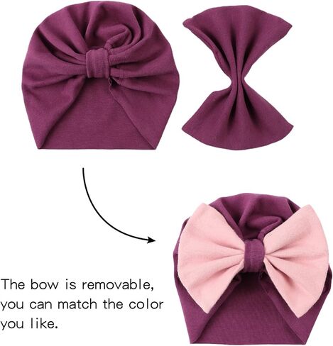 قبعات PESAAT للأطفال حديثي الولادة من القطن الربيعي للفتيات حديثي الولادة من عمر 0 ​​إلى 6 أشهر in Kuwait