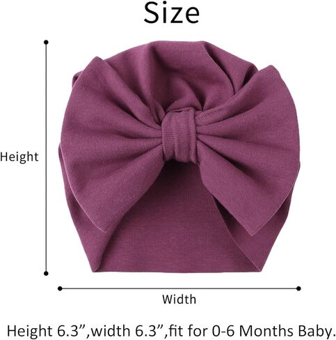 قبعات PESAAT للأطفال حديثي الولادة من القطن الربيعي للفتيات حديثي الولادة من عمر 0 ​​إلى 6 أشهر in Kuwait