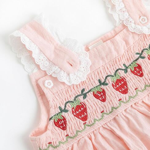 فستان Simplee للأطفال البنات الصغار فساتين كاجوال صيفية بلون سادة ملابس بناتي زهرية in Kuwait