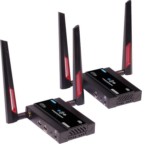 جهاز إرسال واستقبال HDMI اللاسلكي TreasLin 4K موسع HDMI لاسلكي عالي الدقة 200 متر (656 قدم) يدعم جهاز التحكم عن بعد بالأشعة تحت الحمراء 4K@30 هرتز لكاميرا DSLR والكمبيوتر المحمول والكمبيوتر المحمول والكنيسة والمكتب المنزلي in Kuwait