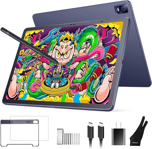 لوحة رسم سحرية XP-PEN - تابلت رسم مستقل لا يحتاج إلى كمبيوتر - شاشة FHD مقاس 12.2 بوصة مع 16384 مستوى ضغط X3 Pro ورق قلم خالٍ من البطارية مثالي للمبتدئين والفنانين الرقميين والمصممين in Kuwait
