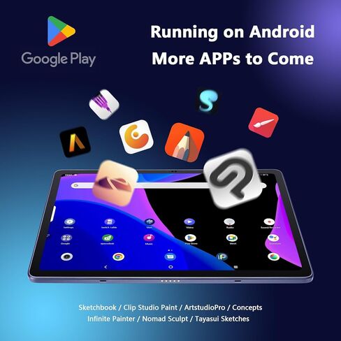 لوحة رسم سحرية XP-PEN - تابلت رسم مستقل لا يحتاج إلى كمبيوتر - شاشة FHD مقاس 12.2 بوصة مع 16384 مستوى ضغط X3 Pro ورق قلم خالٍ من البطارية مثالي للمبتدئين والفنانين الرقميين والمصممين in Kuwait