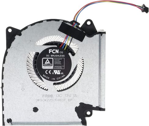 Replacement CPU & GPU Cooling Fan for ASUS ROG Strix G15 Advantage Edition G513QY G713QY FR8A FR9J DFSCL12E16486T 13NR06X0T02011 FR8B FR9K DFSCK22D05883T 13NR06X0T01011 DC 12V in Saudi Arabia