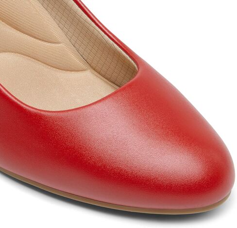 DREAM PAIRS Women's Pumps Low Chunky Block Heel Dress Shoes Closed Round Toe Comfortable Heels in Saudi Arabia