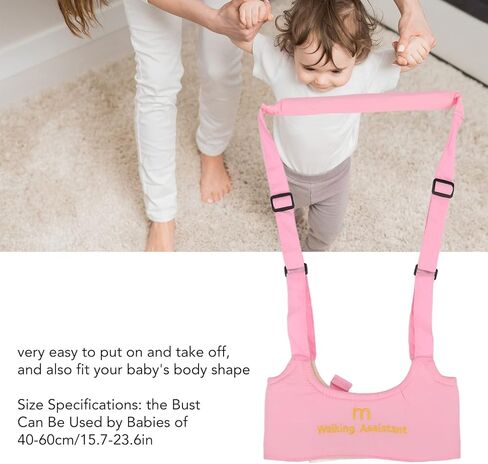 Baby Walker Harness,Baby Walking Harness with Adjustable Shoulder Straps, Relieve Back Pain, Prevent Getting Lost, Skin Friendly Handheld Kids Walker Helper (Navy Blue) in Saudi Arabia