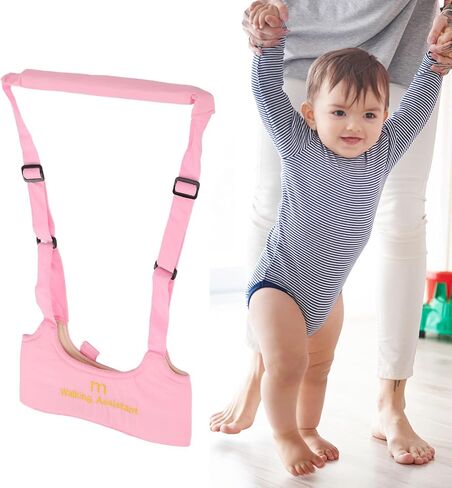 Baby Walker Harness,Baby Walking Harness with Adjustable Shoulder Straps, Relieve Back Pain, Prevent Getting Lost, Skin Friendly Handheld Kids Walker Helper (Navy Blue) in Saudi Arabia