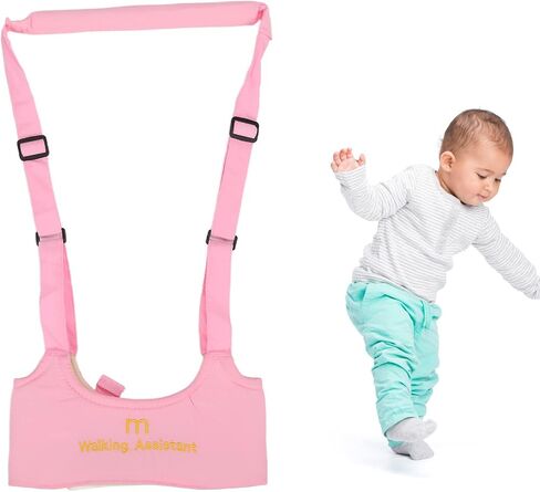 Baby Walker Harness,Baby Walking Harness with Adjustable Shoulder Straps, Relieve Back Pain, Prevent Getting Lost, Skin Friendly Handheld Kids Walker Helper (Navy Blue) in Saudi Arabia