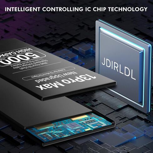 5000mAh Battery for iPhone 13 pro max (New Version 2024) Ultra-high Capacity Replacement 0 Cycle Battery Compatible Models A2644 A2645 A2643 A2484 A2641 and a Complete Professional Repair Tool kit in Kuwait