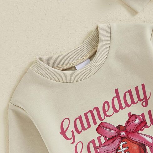BemeyourBBs Newborn Baby Girl Football Outfit Bubble Romper Fall Clothes | Baby Football Outfit, Baby Sweatshirt Romper for Game Day, Daily, Watching Football Matches with Mom Dad, Cheerleaders Outfit in Saudi Arabia