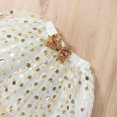 طفل أطفال طفل الفتيات عيد ميلاد الأميرة تتسابق اللباس سترة بلا أكمام قمصان تانك الأعلى نقطة شبكة توتو تنورة 2 قطع in Kuwait