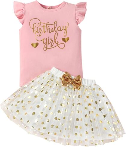 طفل أطفال طفل الفتيات عيد ميلاد الأميرة تتسابق اللباس سترة بلا أكمام قمصان تانك الأعلى نقطة شبكة توتو تنورة 2 قطع in Kuwait