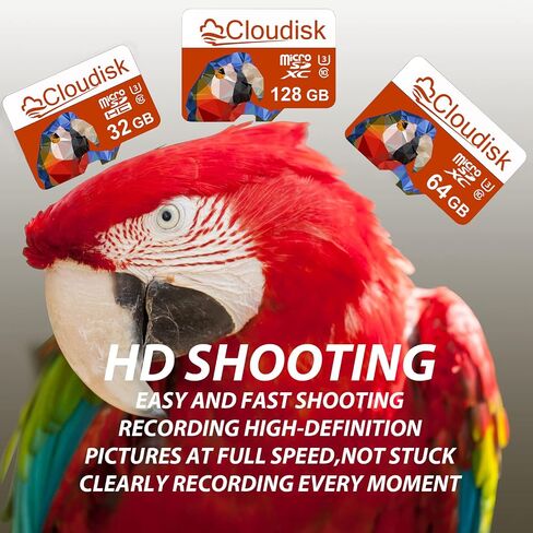 Pack of 5 Parrot-Prime Micro SD Card 1GB Flash Memory Card C4 with SD Adapter, Card Reader (1GB) in Saudi Arabia