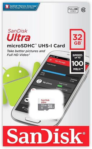 Sandisk HERO3 Micro SD Memory Card 32GB in Saudi Arabia
