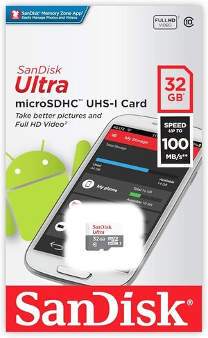 Sandisk HERO3 Micro SD Memory Card 32GB in Saudi Arabia