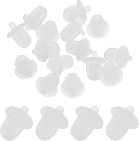 MECCANIXITY 15pcs 6.35mm Audio Jack Port Duct Cover PC DVD Microphone Plugs Caps Silicone Protector, Black in Saudi Arabia