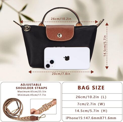 DOMAT Crossbody Bag for Women, Chic Lightweight Purse with Leather Top-handle, Compact Clutch Bag, Shoulder Handbag in Saudi Arabia