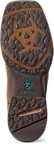 حذاء Ariat النسائي Anthem VentTEK Western Boot بلون الشوكولاتة/فيروزي 11 in Saudi Arabia