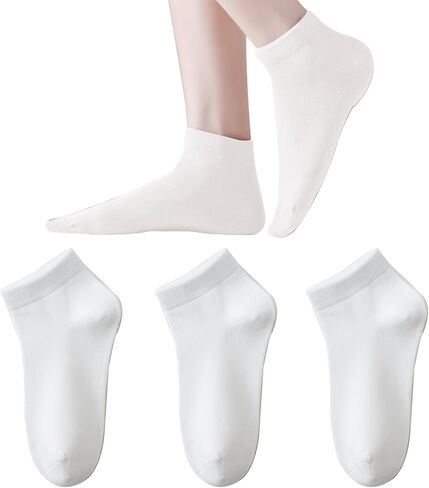 Marchare Womens Ankle Seamless Socks Thin Bamboo Viscose Dress Socks Low Cut Socks Soft Lightweight in Saudi Arabia