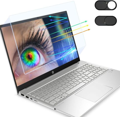 【عبوة من قطعتين】واقي شاشة كمبيوتر محمول مقاس 11.6 بوصة يحجب الضوء الأزرق لجهاز HP Pavilion x360 2 في 1 11.6/HP Stream 11.6/HP Chromebook 11 11a G5 G6 G7 G8 G9 EE 11a-na/HP Chromebook x360 11 MK G3 G9، مضاد -ضوء أزرق in Kuwait