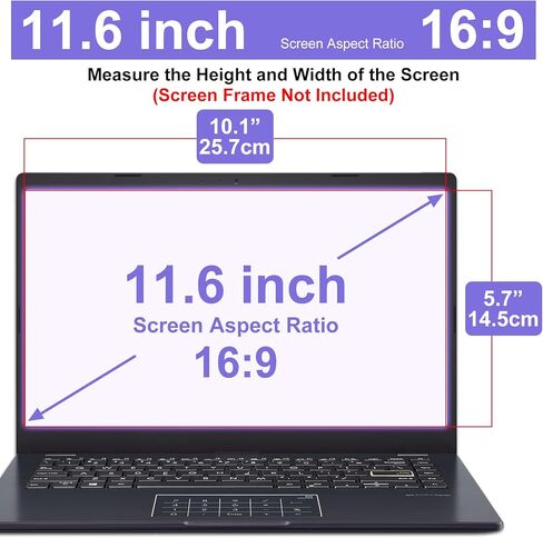 【عبوة من قطعتين】واقي شاشة كمبيوتر محمول مقاس 11.6 بوصة يحجب الضوء الأزرق لجهاز HP Pavilion x360 2 في 1 11.6/HP Stream 11.6/HP Chromebook 11 11a G5 G6 G7 G8 G9 EE 11a-na/HP Chromebook x360 11 MK G3 G9، مضاد -ضوء أزرق in Kuwait