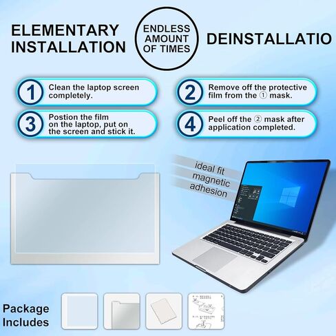 【عبوة من قطعتين】واقي شاشة كمبيوتر محمول مقاس 11.6 بوصة يحجب الضوء الأزرق لجهاز HP Pavilion x360 2 في 1 11.6/HP Stream 11.6/HP Chromebook 11 11a G5 G6 G7 G8 G9 EE 11a-na/HP Chromebook x360 11 MK G3 G9، مضاد -ضوء أزرق in Kuwait