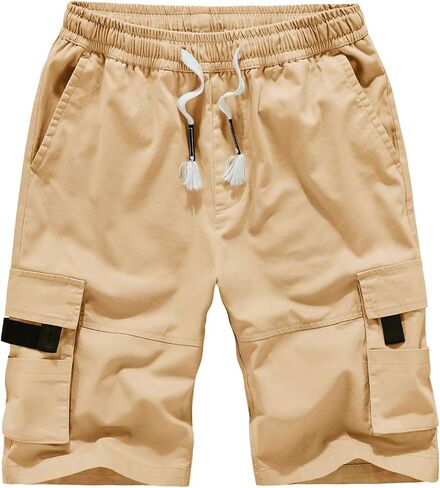 AOTORR Men’s Casual Cotton Short Drawstring Elastic Summer Jogger Loose Fit Athletic Workout Shorts in Saudi Arabia