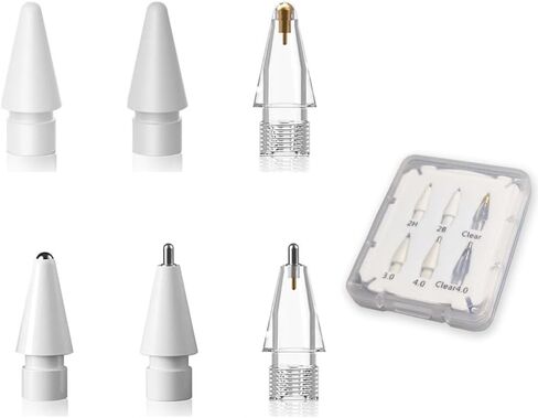 Replacement Pencil Tips for Apple Pencil Pro,Upgraded Pencil Tips fit for Apple 2nd 1st Gen USB-C,and Logitech Crayon Digital Pencil,Pencil Tips Pad Pro Pencil,No Wear Out Fine Point Resistance in Saudi Arabia