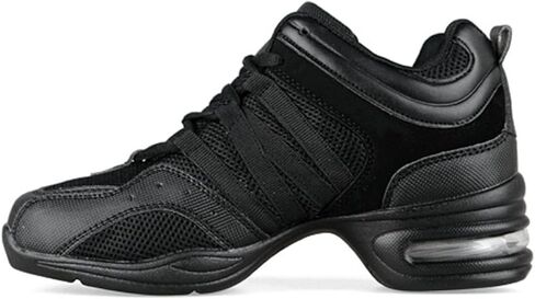 Women's Jazz Dancing Sneakers Breathable Mesh Lightweight Split Sole Athletic Walking Shoes in Saudi Arabia