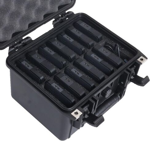 Case Club 14 External Hard Drive Case. Waterproof, Airtight, & Heavy Duty. includes Pressure Relief Valve, Folding Handle, Padlock Holes, O-Ring Seal. in Saudi Arabia