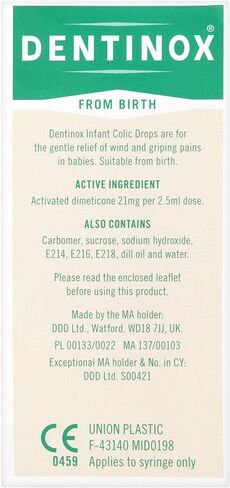 Dentinox Infant Colic Drops, 100 ml, Pack of 6 in Saudi Arabia