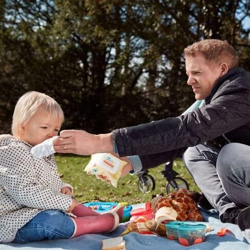 مناديل مبللة للأطفال من جونسون لليدين والوجه، 25 قطعة (عبوة من 6 قطع) in Kuwait