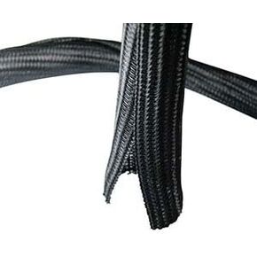 InstallerParts Cable Management and Organizer Cover - Self Closing Cord Sleeve 1" (25.4mm) x 50Ft (15.24m)