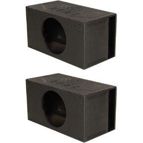 Q Power QBOMB15VL Single 15" Vented Ported Subwoofer Sub Box Enclosure (2 Pack)