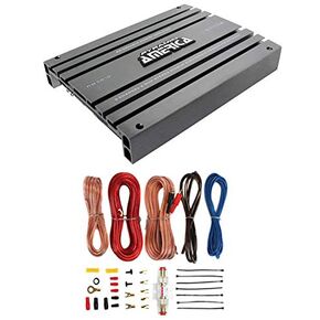 Pyramid PB918 2000 Watt MOSFET 2-Channel Car Audio Power Amplifier and Soundstorm AKS8 Complete 8 Gauge Car Audio Amplifier Wiring Installation Kit