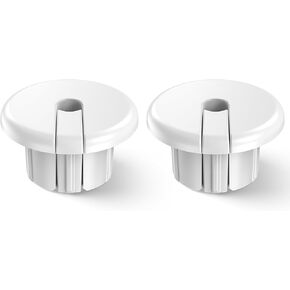Wall Bushing for Starlink Dishy Ethernet Cable, EDUP LOVE 1-Inch Premium Wall Hole Cable Feed Through Bushing for Star Link Cable Grommet & Furniture Wire Holes - (White, 2PCS)