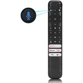RC813 Voice Remote Replacement Upgraded for TCL-Android TV, Compatible with 55S446 43S446 65S446 85S446 75R646 Etc. for TV LED QLED 4K UHD Smart TV