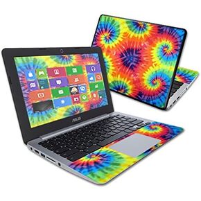 Mightyskins Skin Compatible with Asus Chromebook 11.6" C200ma Wrap Cover Sticker Skins Tie Dye 2