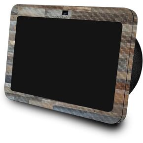Carbon Fiber Skin Compatible with Amazon Echo Show 8 (3rd Gen, 2023) - Gray Wood - Premium 3M Vinyl Protective Wrap Decal Cover - Easy to Apply | Crafted in The USA by MightySkins